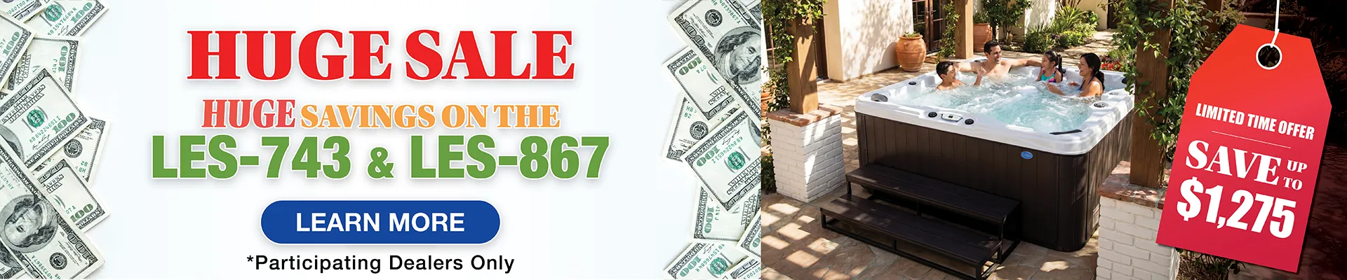 Calspas hot tub being used in a family setting - St Clair Shores